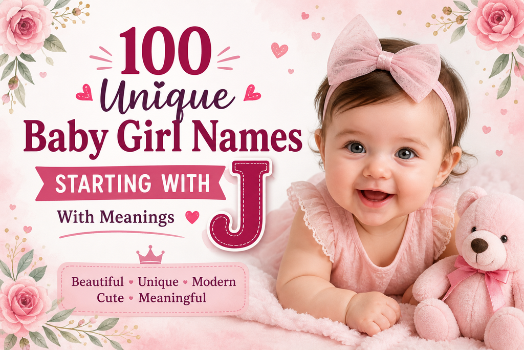 100 Unique Baby Girl Names Starting With J With Meanings